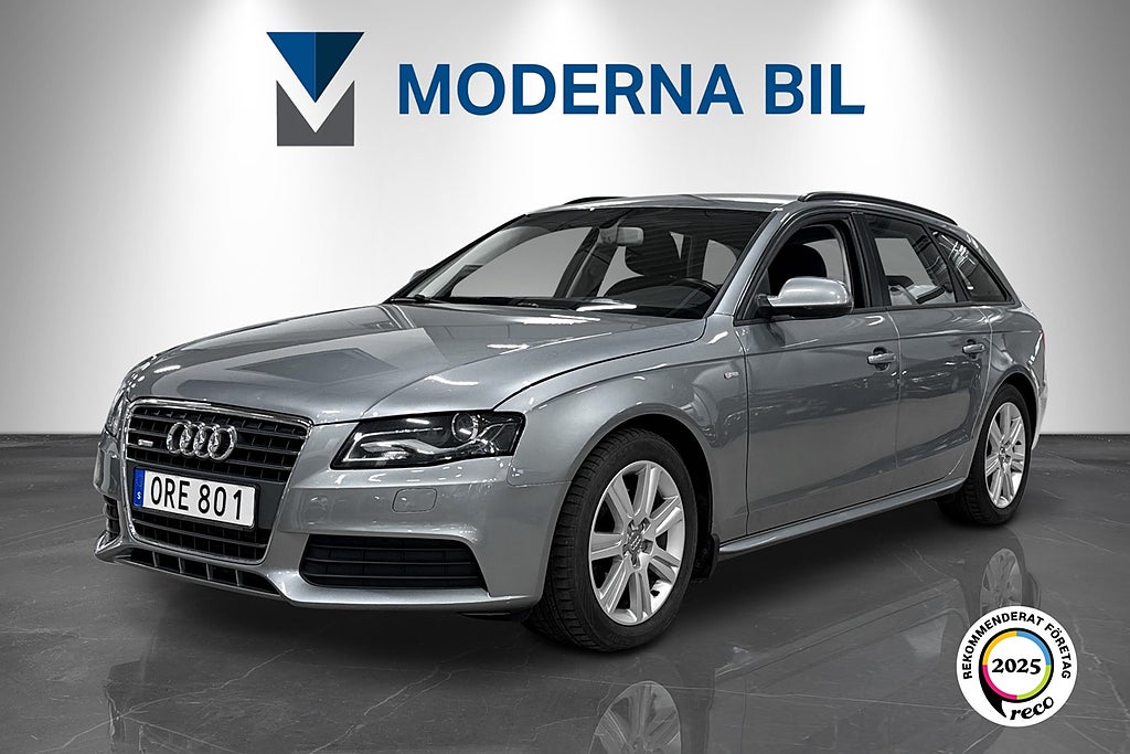Audi A4 Avant 2.0 TDI 136hk Dragkrok MoK-värmare Nybes+Nyservad