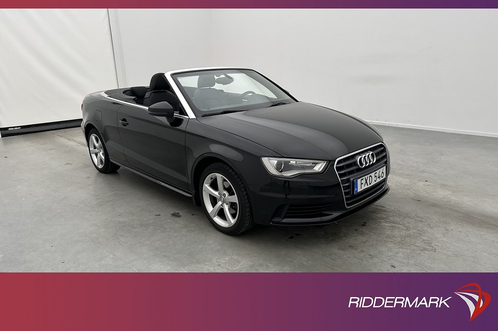 Audi A3 Cabriolet 1.4 TFSI Sensorer Farthållare Bluetooth