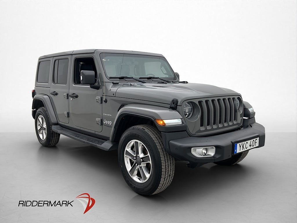 Jeep Wrangler Unlimited Sahara 4WD 272hk Hardtop Kamera Navi