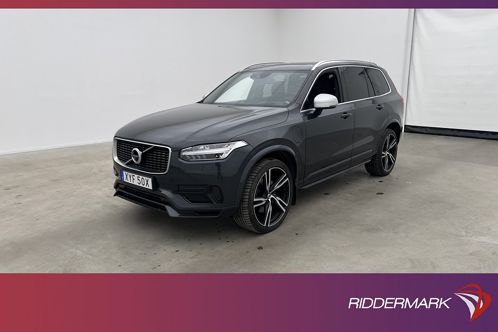 Volvo XC90 Recharge T8 R-Design 7-Sit Pano B&W Luft 360 Drag