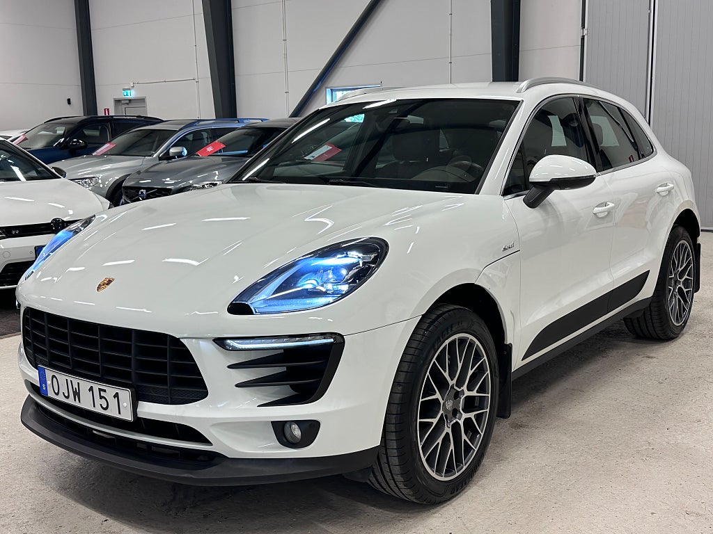 Porsche Macan S DIESEL PDK 258HK PDLS DRAG NAVI B-KAM 14-VÄG