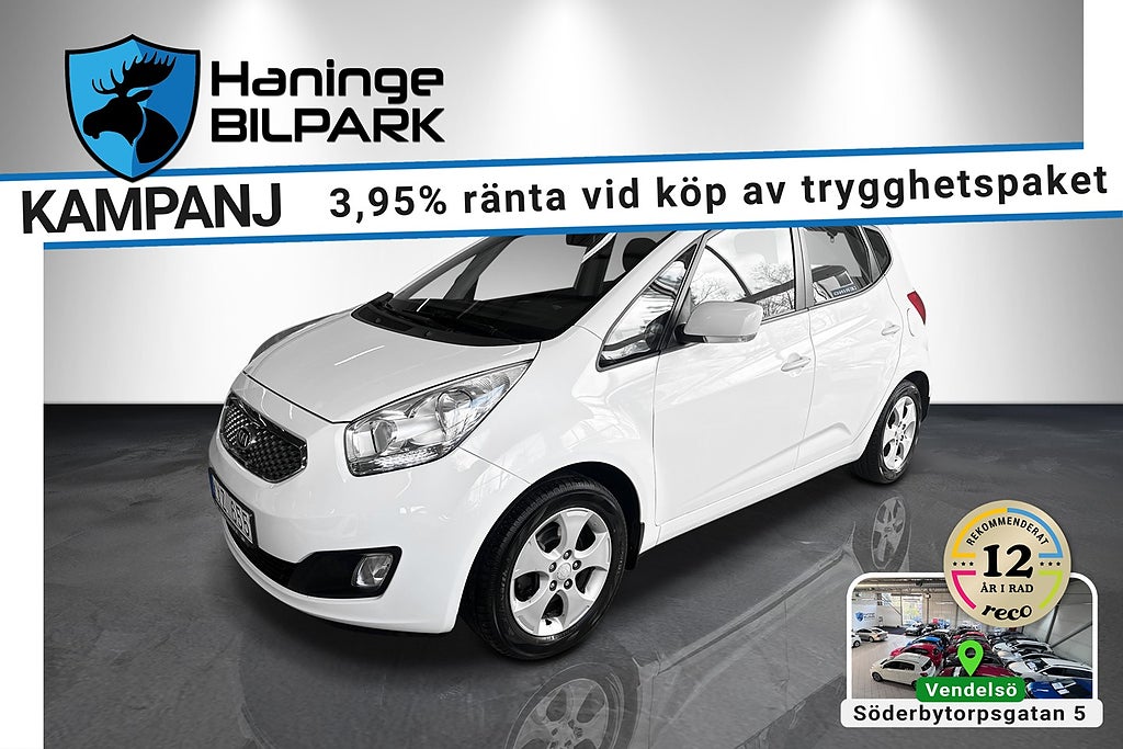 Kia Venga 1.6 CVVT COMFORT SUPERDEAL 3.95% / PDC / LÅGMILAD
