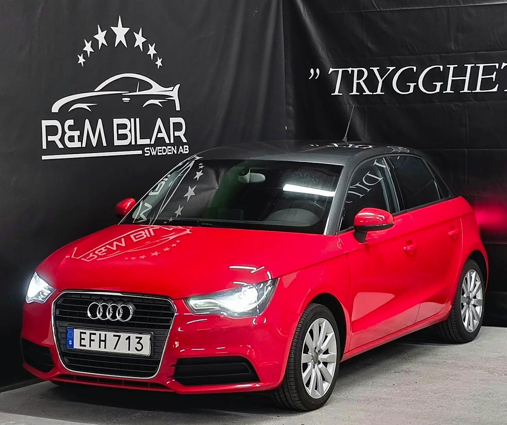 Audi A1 Proline, Sport Edition, Blå-tand, 86HK, Ny Bes!!!
