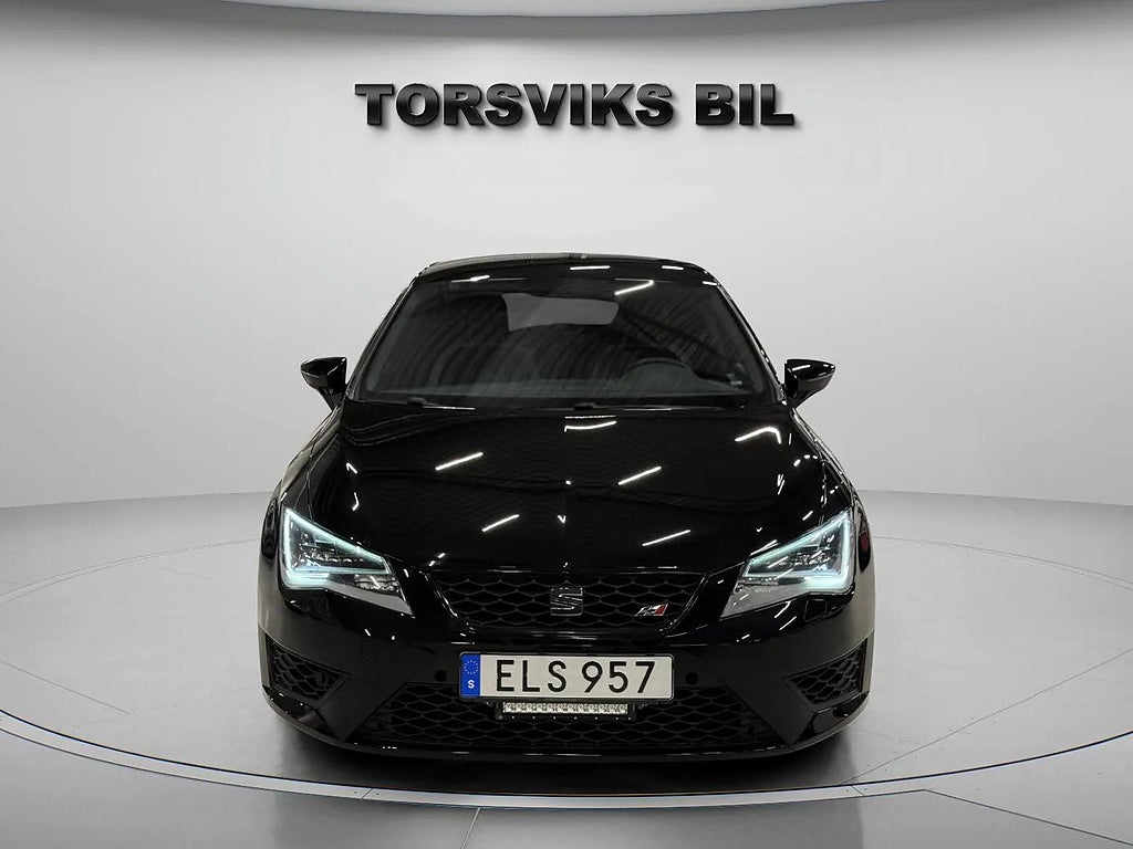 Seat Leon León Cupra 2.0 TSI 290hk Skinn, Vinterhjul, Ledramp, HELGKAMPANJ - miniatyr 9