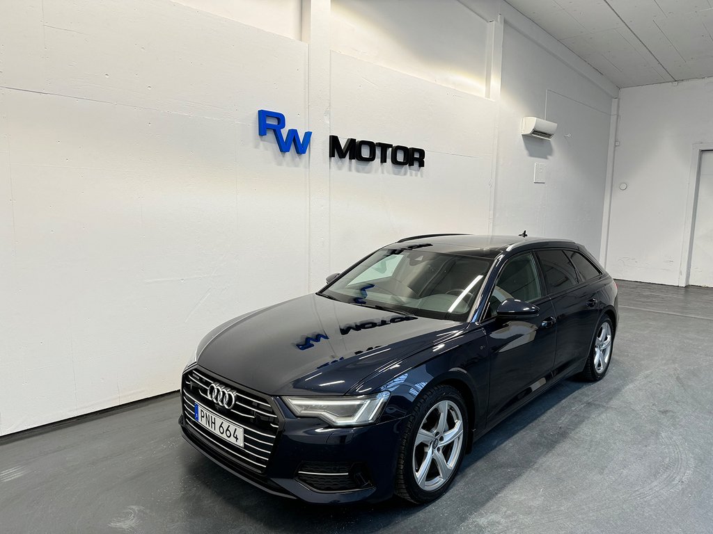 Audi A6 45 TDI Q 231hk S-line Pano 360° B&O Matrix Luftfjädring