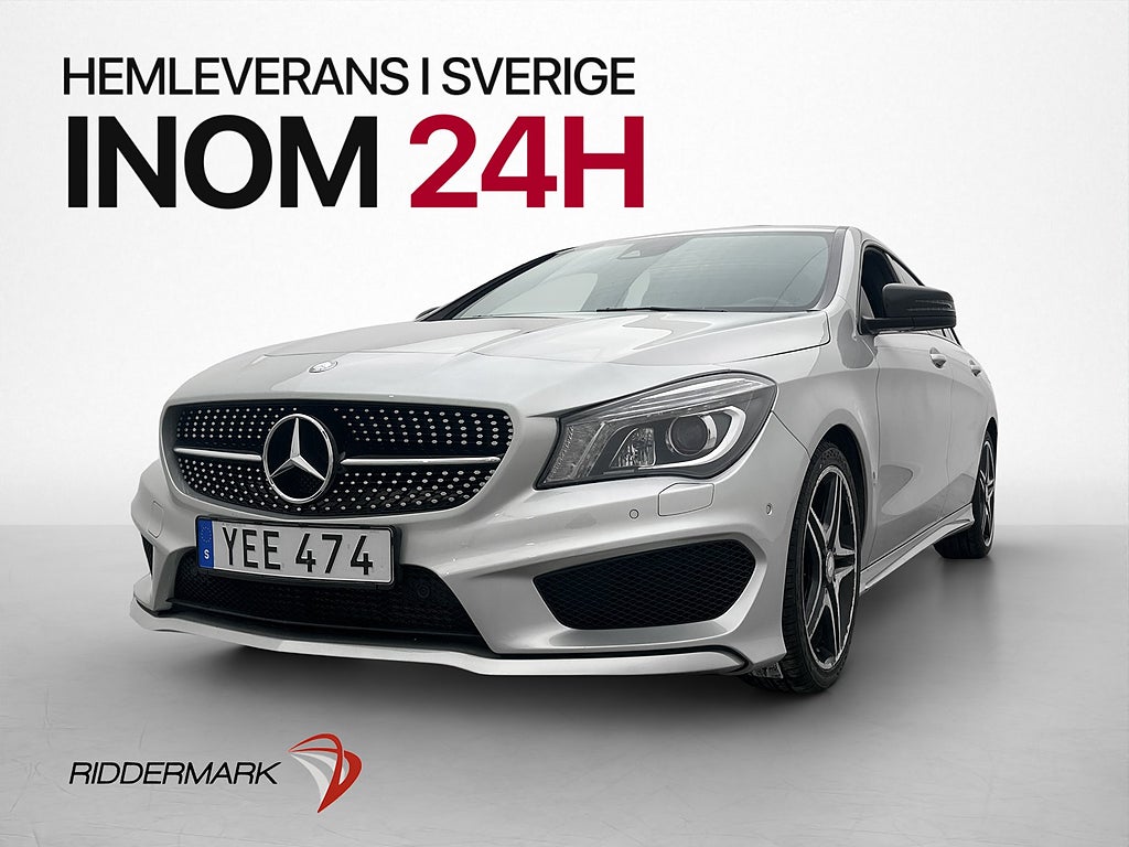 Mercedes-Benz CLA SB 220 d 4M AMG Värm Kamera Navi Halvskinn