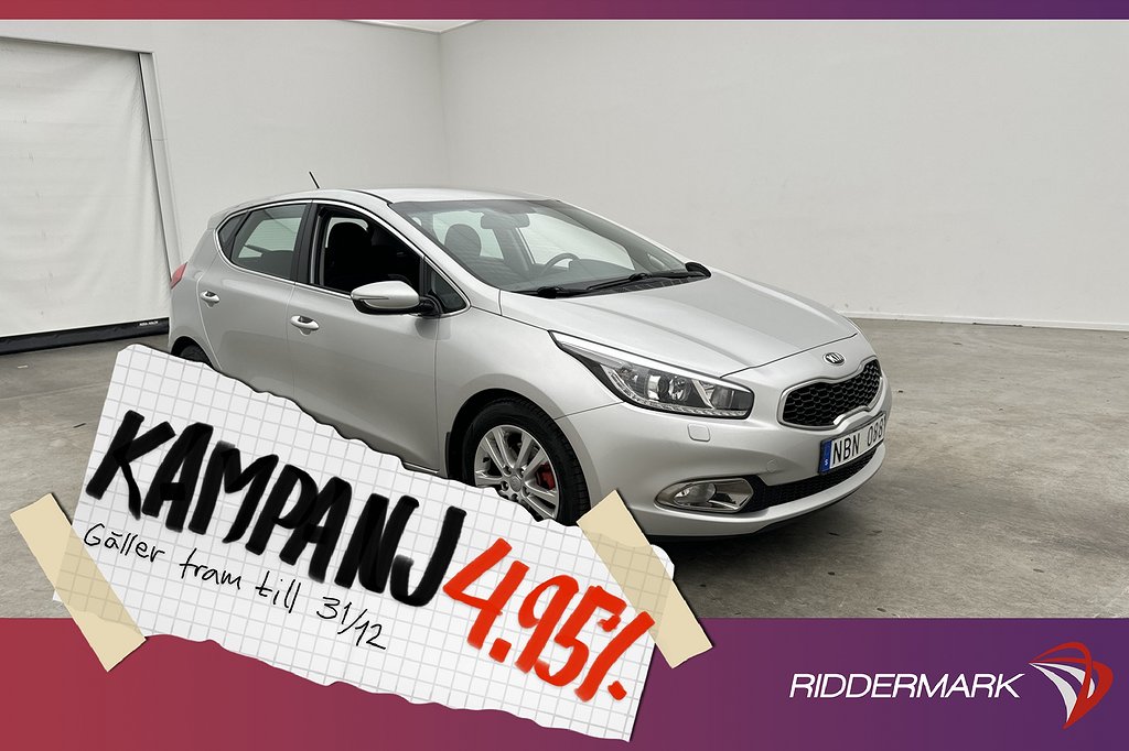 Kia Cee´d 1.6 CRDi 128hk Comfort Sensorer Rattvär 4,95% Ränta