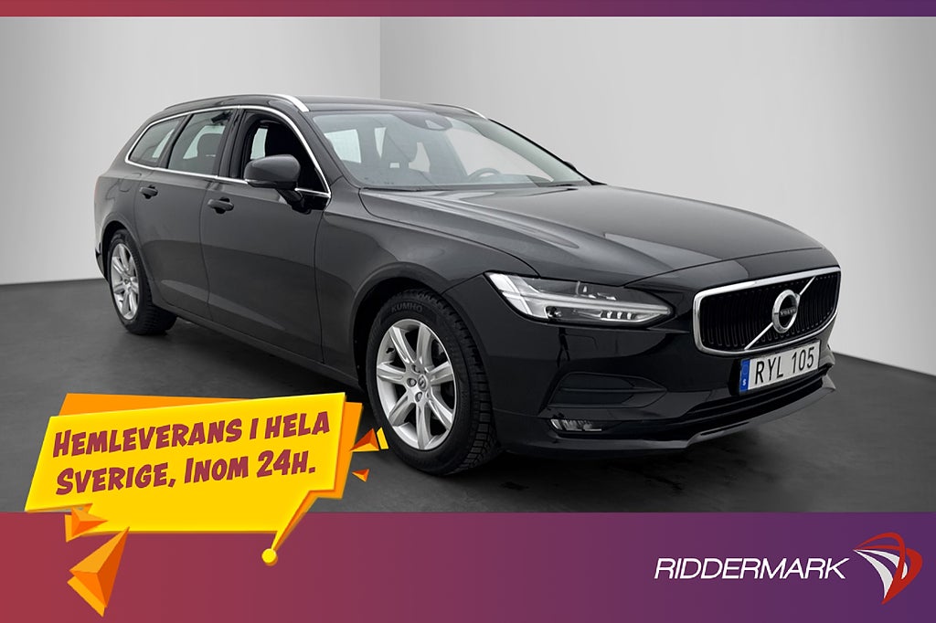 Volvo V90 D4 190hk Momentum Dragkrok Adaptiv-Fart Keyless