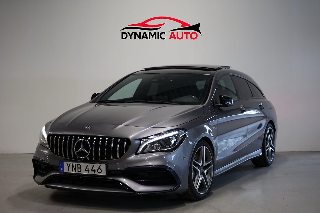 Mercedes-Benz AMG CLA 45 4MATIC SB-381HK-Pano-CarPlay-GTR-Night-Kamera