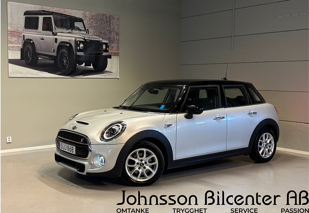 MINI Cooper S 5-dörrars DCT Pepper II Bluetooth P-sensorer 192hk