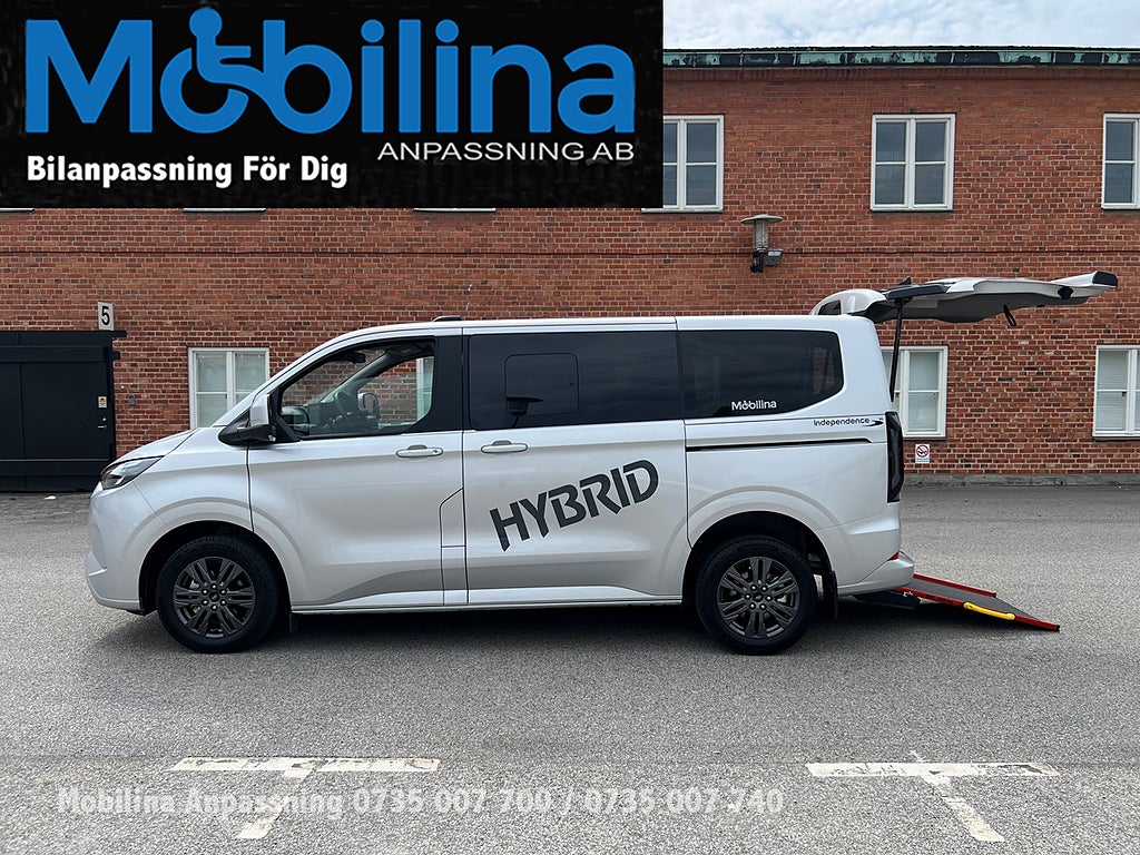 Ford E-Custom Tourneo Handikappanpassad - Plug-in Hybrid