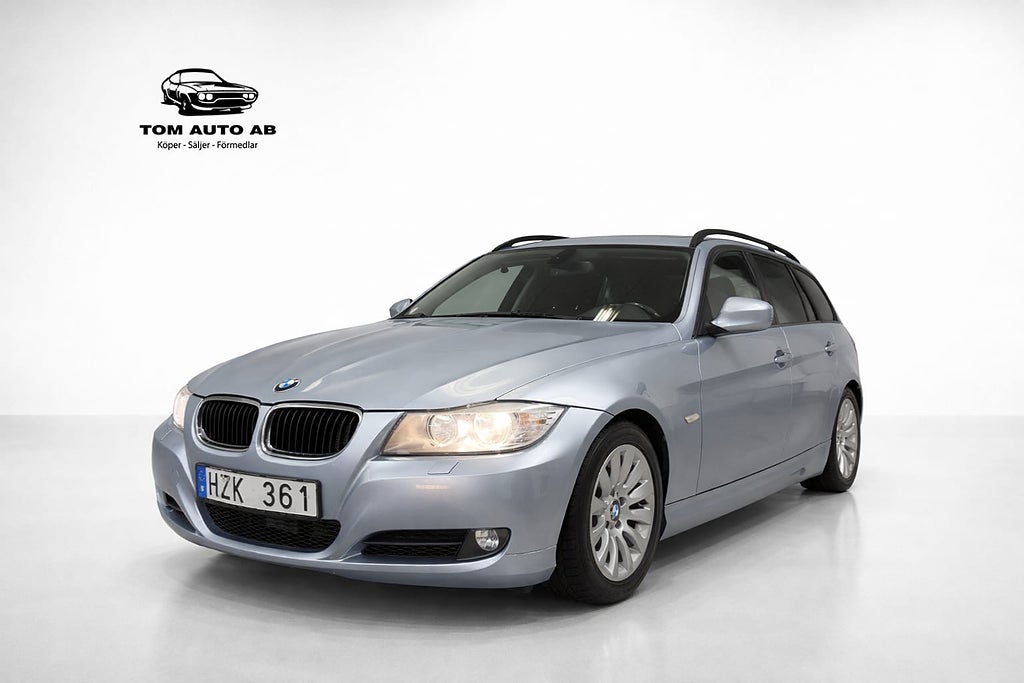 BMW 320 d Touring Comfort Ny Besiktad Dragkrok AUX 
