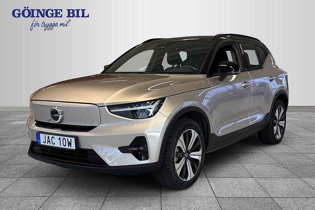 Volvo XC40 Recharge Single Motor 3.95% KAMPANJRÄNTA Plus Edition/ Dragkrok