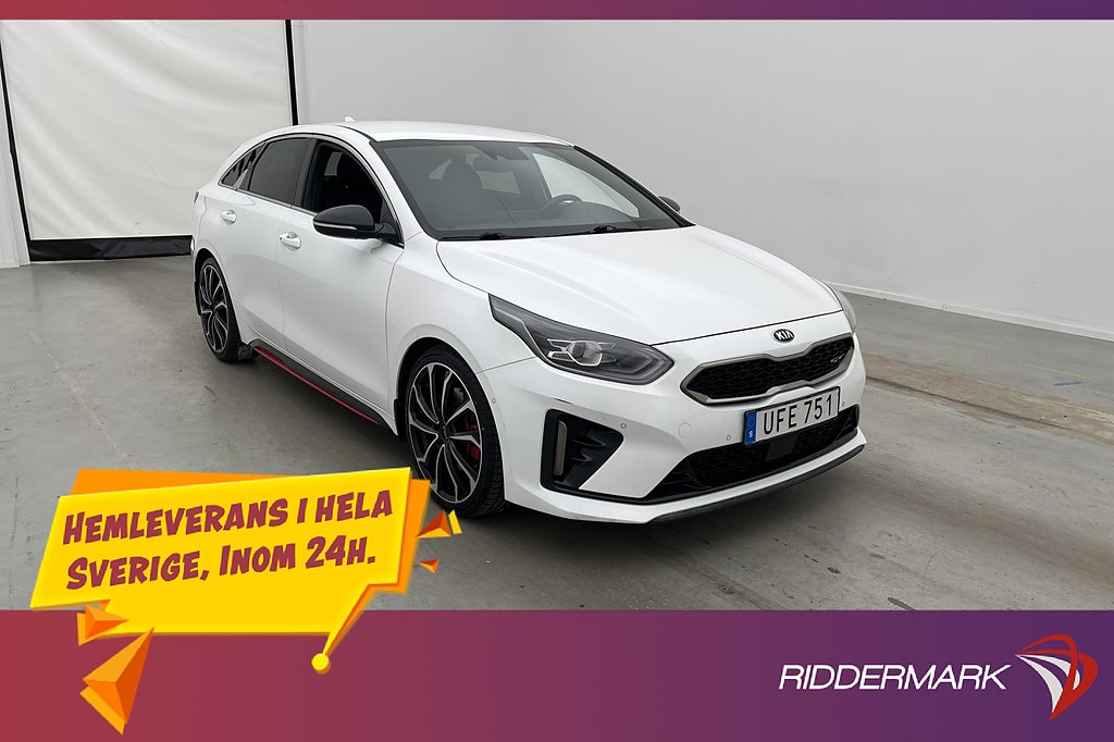 Kia ProCee'd GT 1.6 T-GDI 204hk JBL Kamera CarPlay Navi 19"