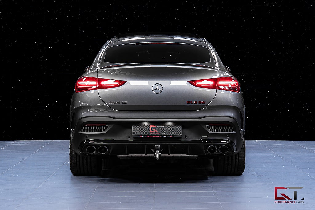 Mercedes-Benz GLE 53 AMG HYBRID Coupé MOMS 22" Kolfiber Pano Massage Drag