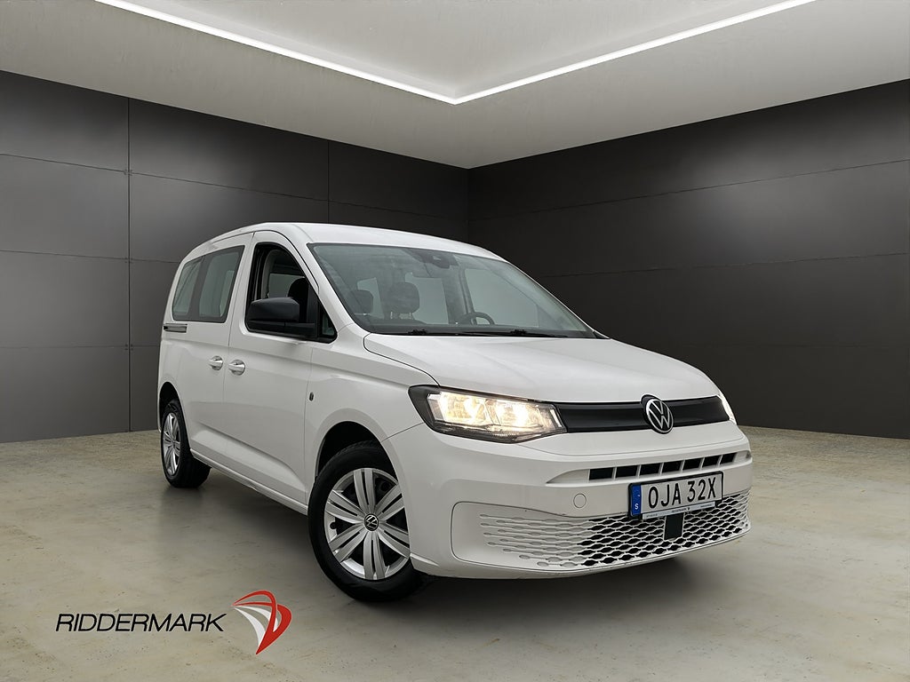 Volkswagen Caddy Life 2.0TDI Dragkrok PDC CARPLAY 5-Sit Moms