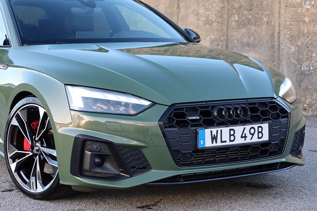Audi A5 45 TFSI Quattro S-Line Edition One B&O Värmare Matrix
