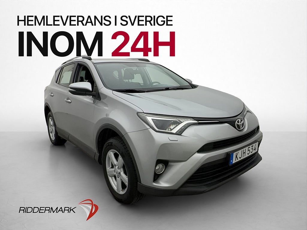 Toyota RAV4 2.0 151hk AWD Värmare Två-Brukare Dragkrok