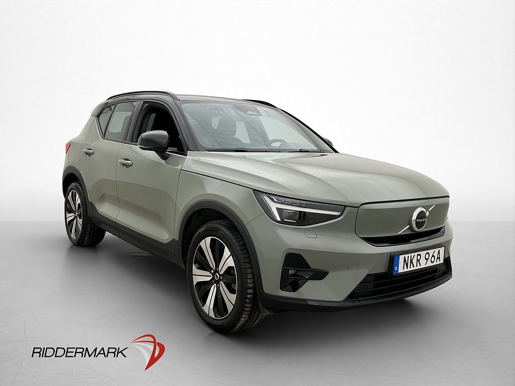 Volvo XC40 Recharge Twin Motor 408hk Plus Värmare Drag MOMS