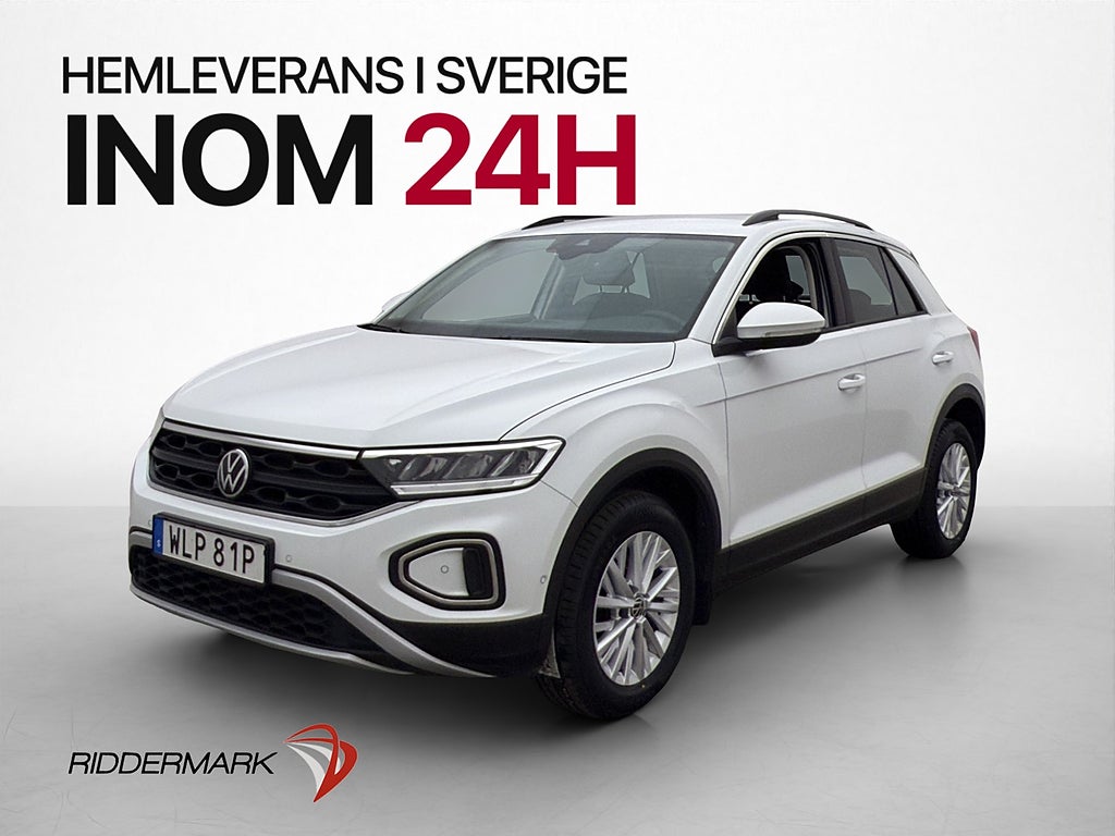 Volkswagen T-Roc 1.5 TSI Base 150hk Cockpit Sensorer CarPlay