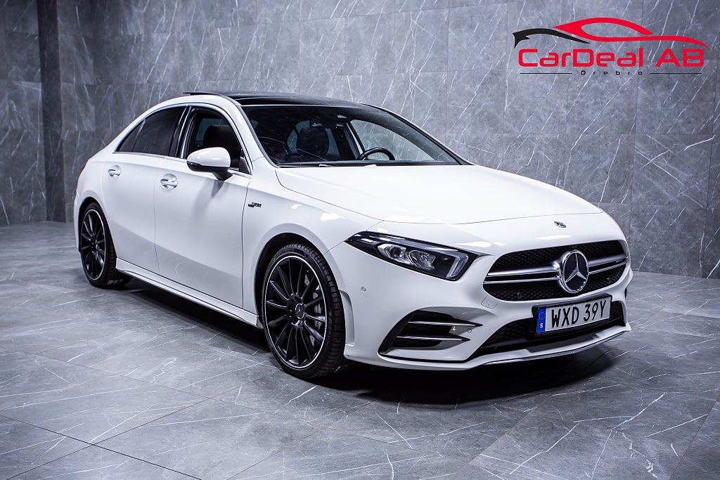 Mercedes-Benz A 35 4M AMG Sedan Premium Widescreen Värmare Ambient MOMS
