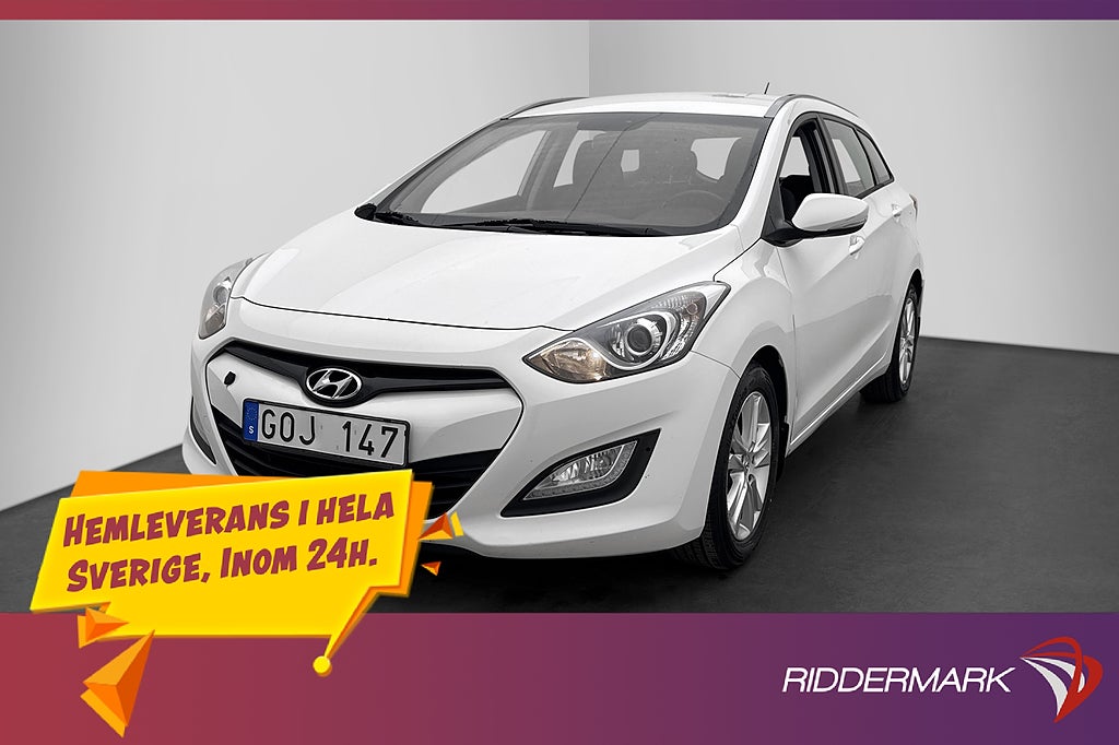 Hyundai i30 135hk Business M/K-Värmare Sensorer Farthållare