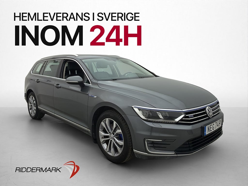 Volkswagen Passat GTE 1.4 218hk Värmare Cockpit Kamera Drag