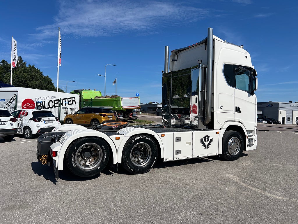 Scania S730 V8 6x2 Dragbil, Hydraulik, Klädd inredning