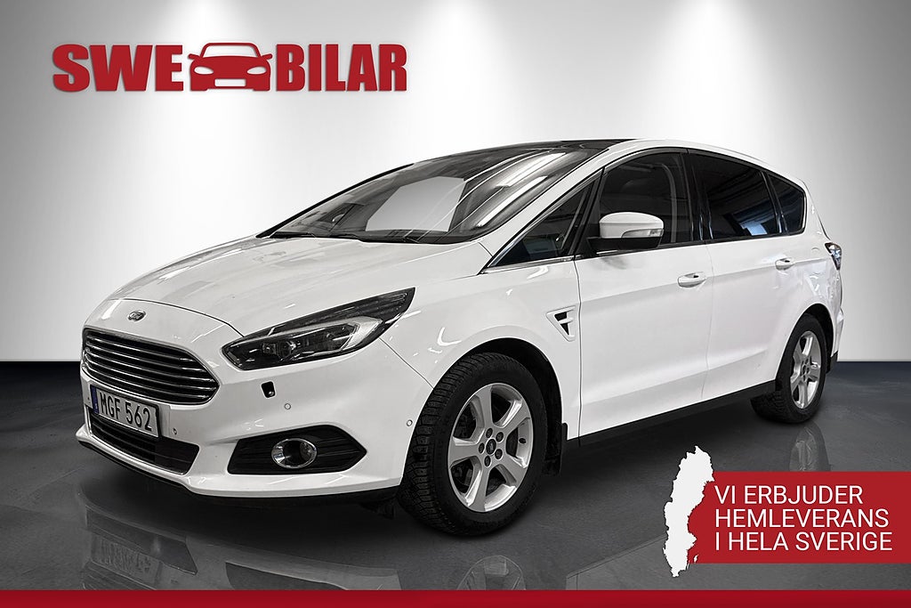 Ford S-Max 2.0 TDCi AWD Powershif Business D-Värm P-sens Drag NAVI