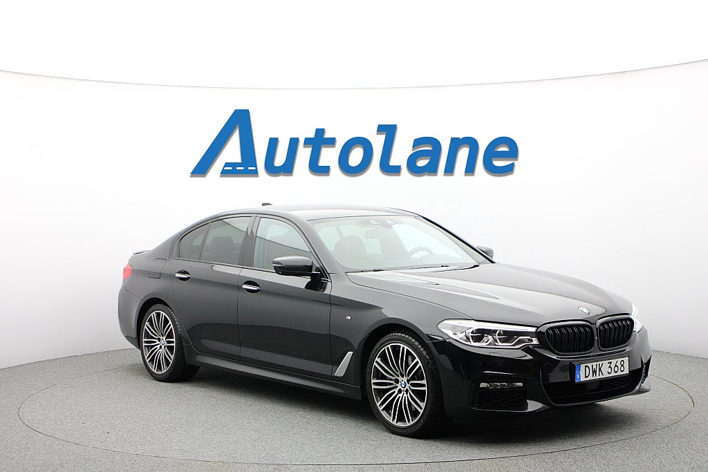 BMW 530i xDrive Sedan M Sport Värmare,H/K,HUD,Drag,360°,GPS,19"