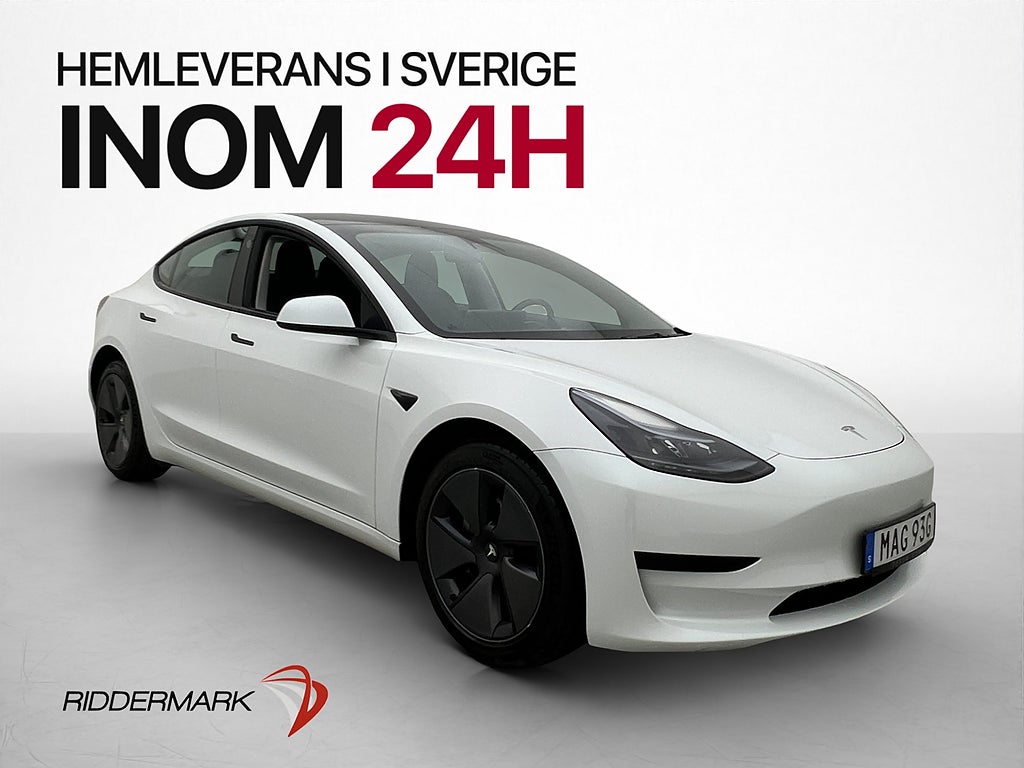 Tesla Model 3 Standard Range Autopilot Värmepump Kamera MOMS