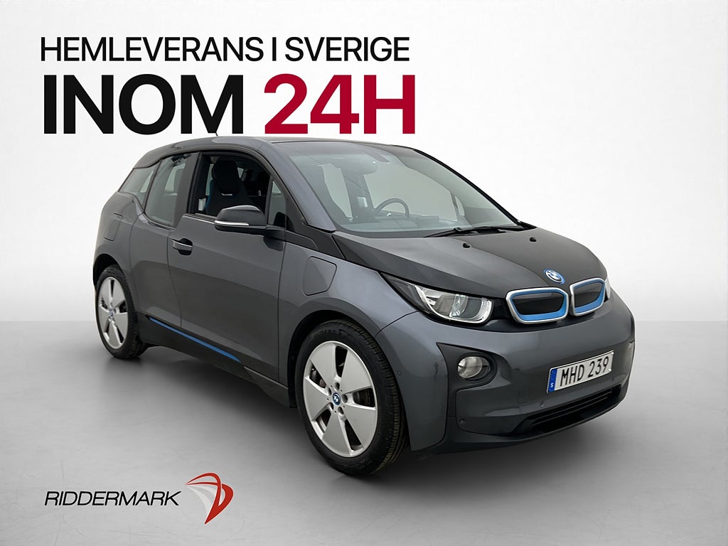 BMW i3 60 Ah REX 170hk B-Kamera Bluetooth Farthållare