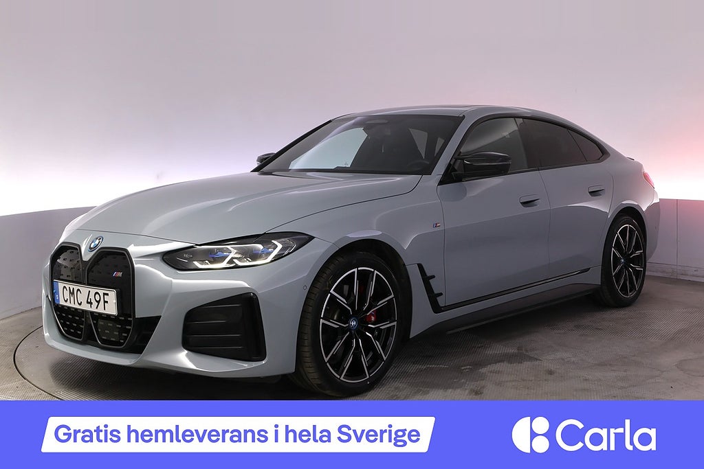 BMW i4 M50 xDrive Gran Coupé M-sport Pano Laser Elstol Drag