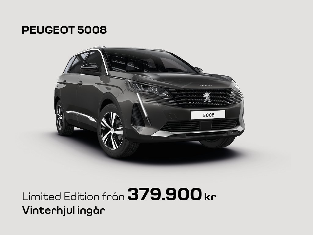 Peugeot 5008 Limited Edition 130hk Automat. 7-sits. 