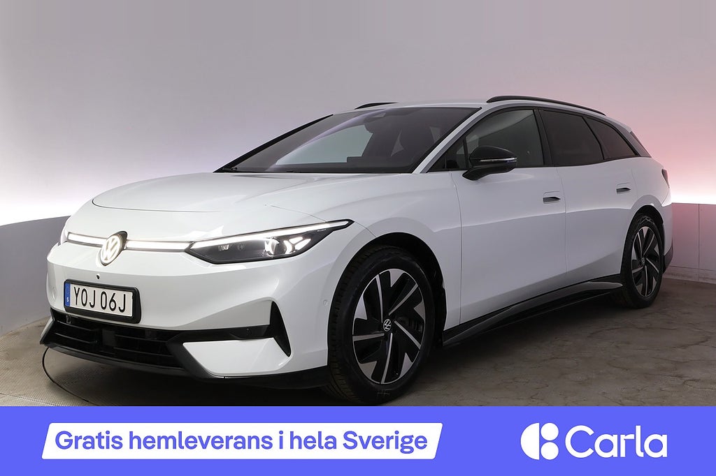 Volkswagen ID.7 Pro Tourer Elstolar HuD BLIS 360 Drag V-hjul
