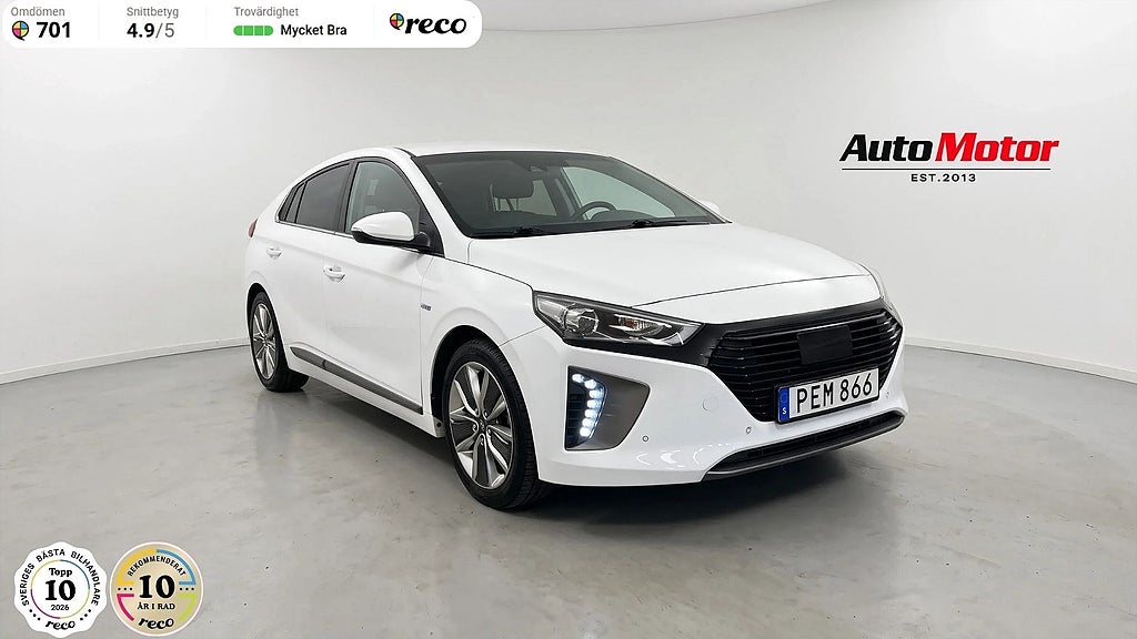 Hyundai IONIQ Hybrid Premium Plus 1.6 DCT 141hk Adaptiv/Carplay/Kamera