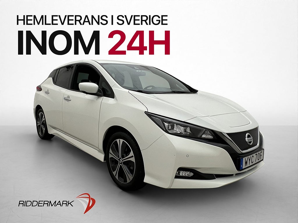 Nissan Leaf N-Connecta 360° Navi Carplay Värmepump