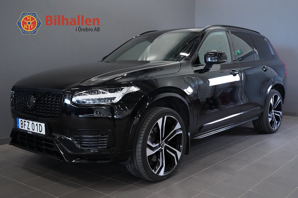 Volvo XC90 7-seater Recharge T8 AWD R-Design B&W Skinn Luftj Pano
