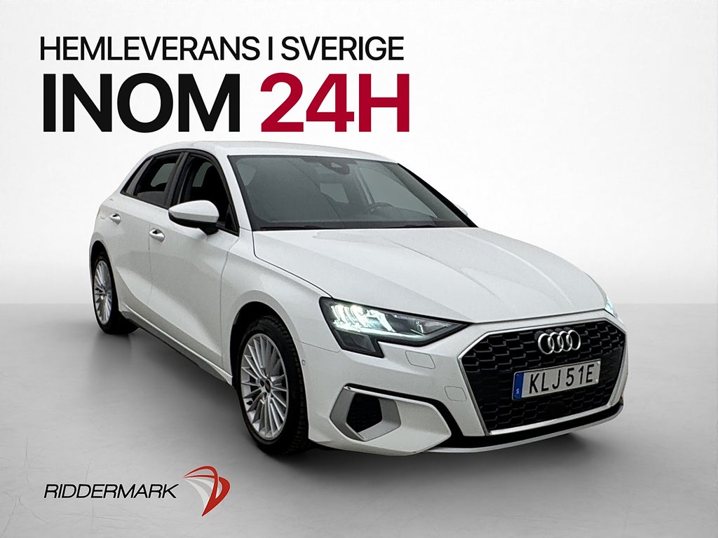Audi A3 Sportback 35 TFSI 150hk Cockpit Kamera CarPlay