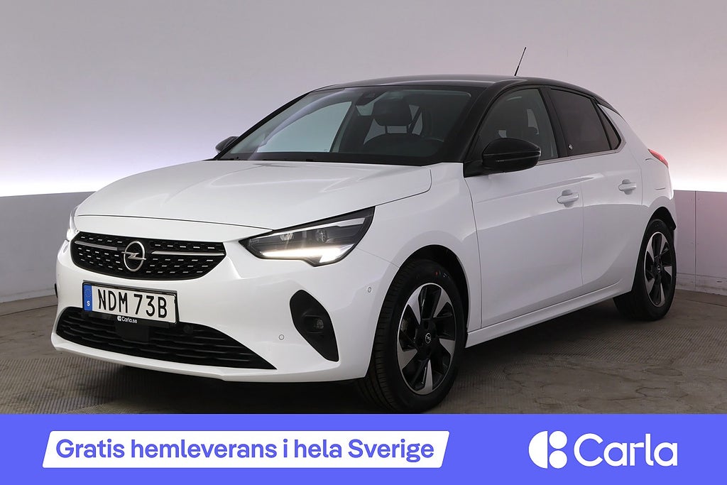 Opel Corsa-e Elegance Kamera Nav BLIS Farthållare Rattvärme