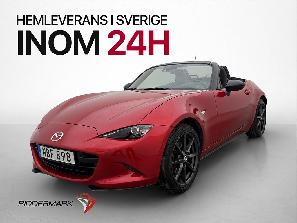 Mazda MX-5 2.0 SKYACTIV-G 160hk Skinn LED 2-Brukare