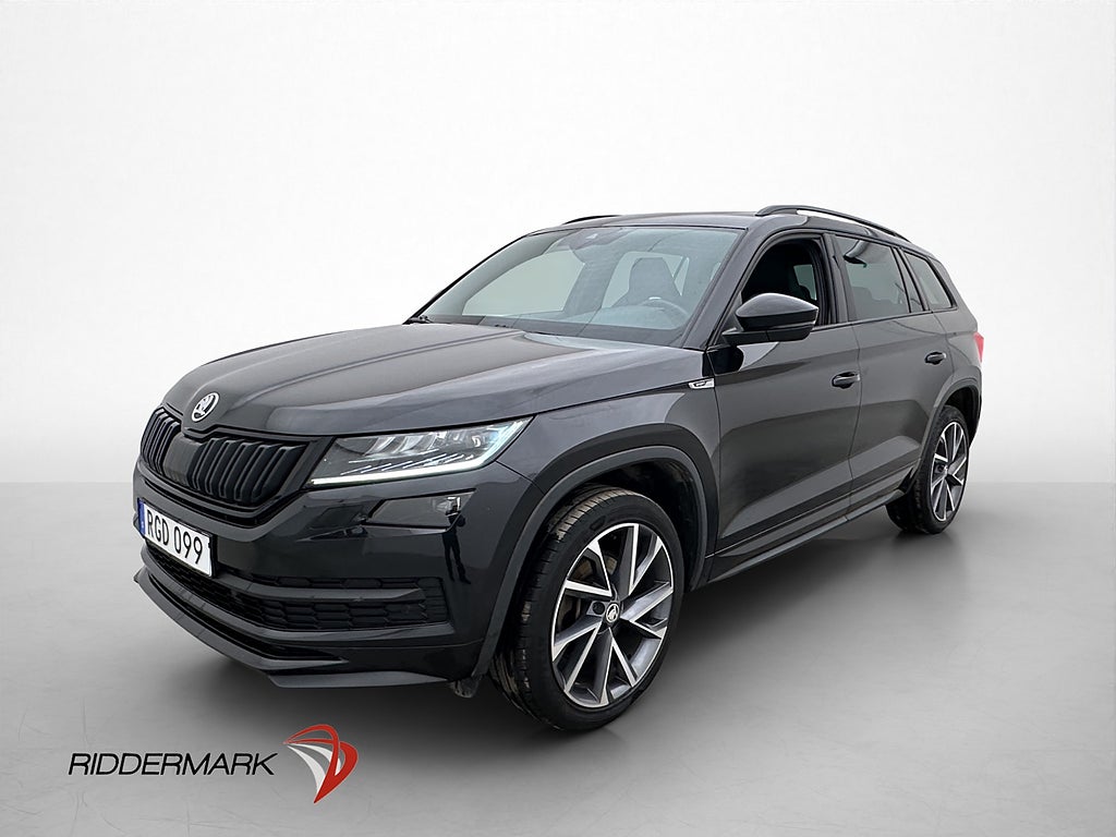 Skoda Kodiaq TDI 4x4 Sportline 7-Sit Värm Pano Canton Kamera