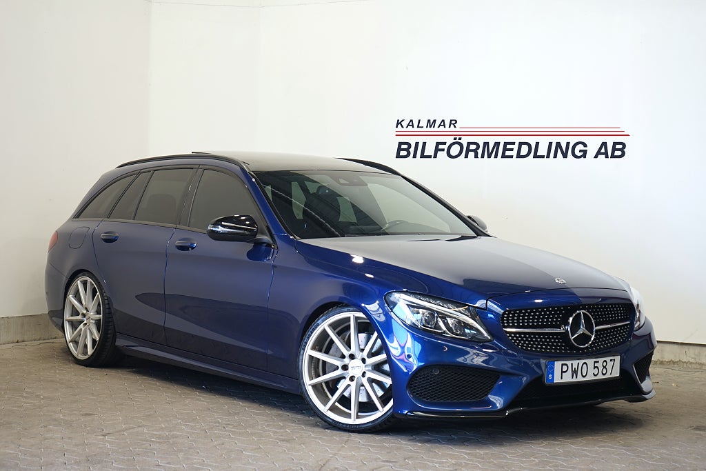 Mercedes-Benz C 250 T d 9G-T AMG Line Panorama Burmester Värmare 204hk