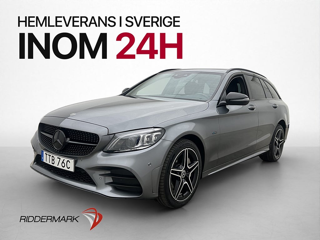 Mercedes-Benz C300 de T AMG Värmare Cockpit Kamera Halvskinn