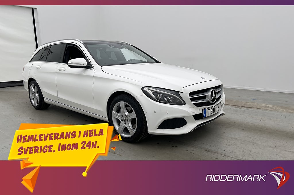 Mercedes-Benz C 220 T d Avantgarde Pano HUD D-Värmare Drag