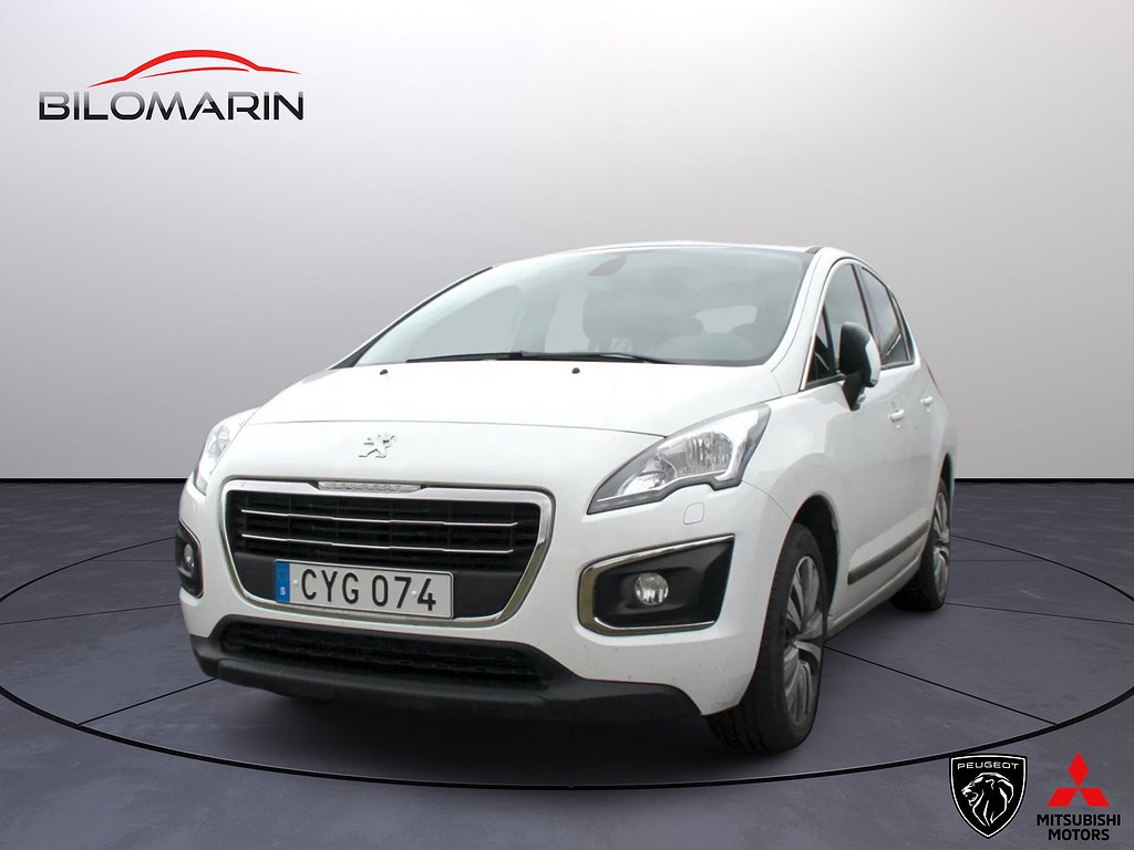 Peugeot 3008 1,6 e-HDi 114hk MCP ACTIVE/DRAG/BT/USB/S+VHJUL