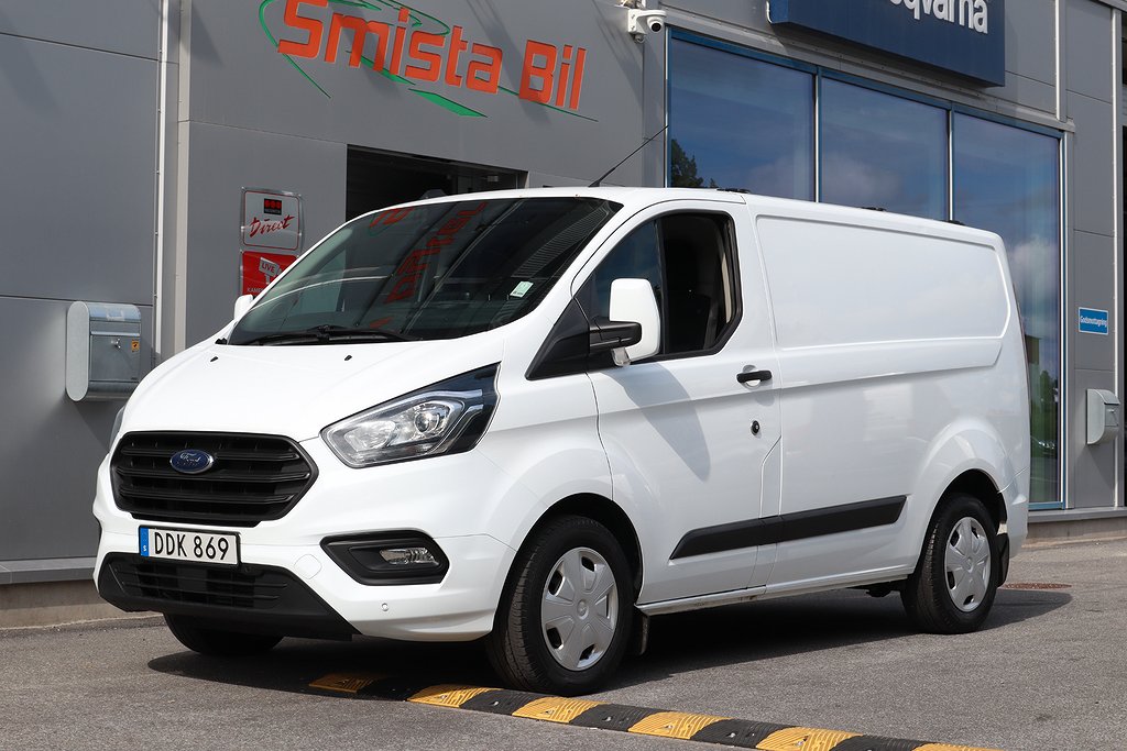 Ford Transit Custom SYNC III DRAG KAMERA VÄRMARE MOMS 130hk