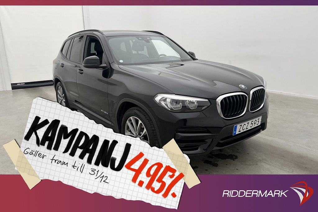 BMW X3 xDrive20d Advantage Skinn HiFi Navi Skinn 4,95% Ränta