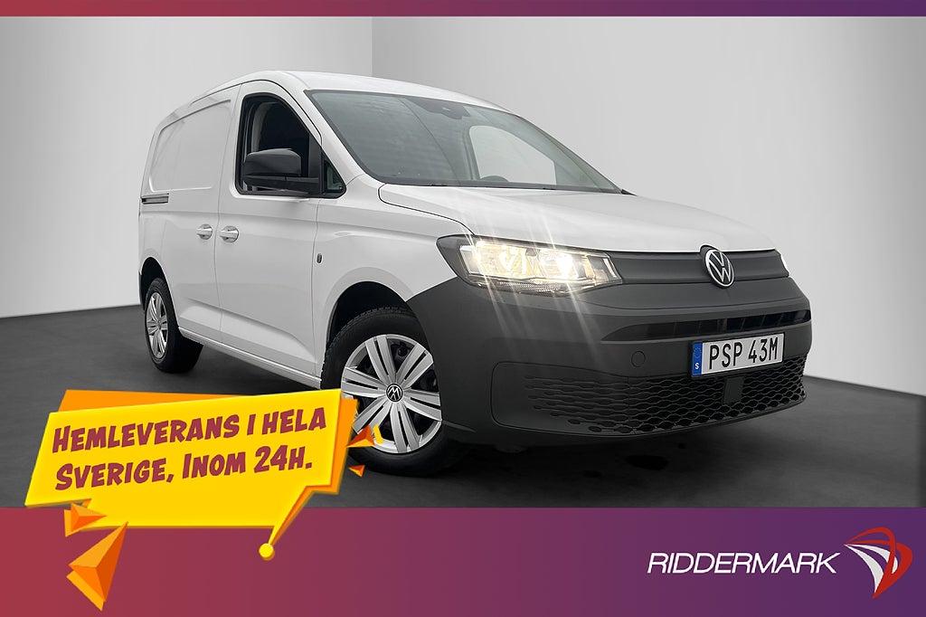 Volkswagen Caddy 2.0TDI Värmare B-Kamera CARPLAY Moms