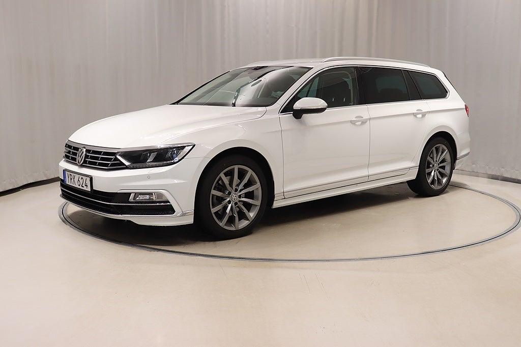 Volkswagen Passat Sportscombi R-Line 190hk Auto Drag Kamera Värmare 2018